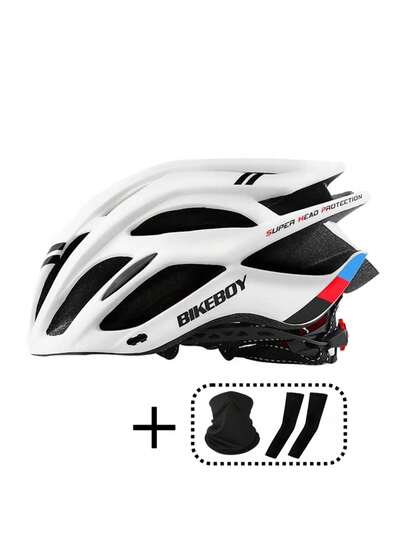 One-Piece Molded Mountain Bike Helmet, Unisex, Sports Cycling Helmet, Adjustable, Suitable For Mountain And Road Bicycles