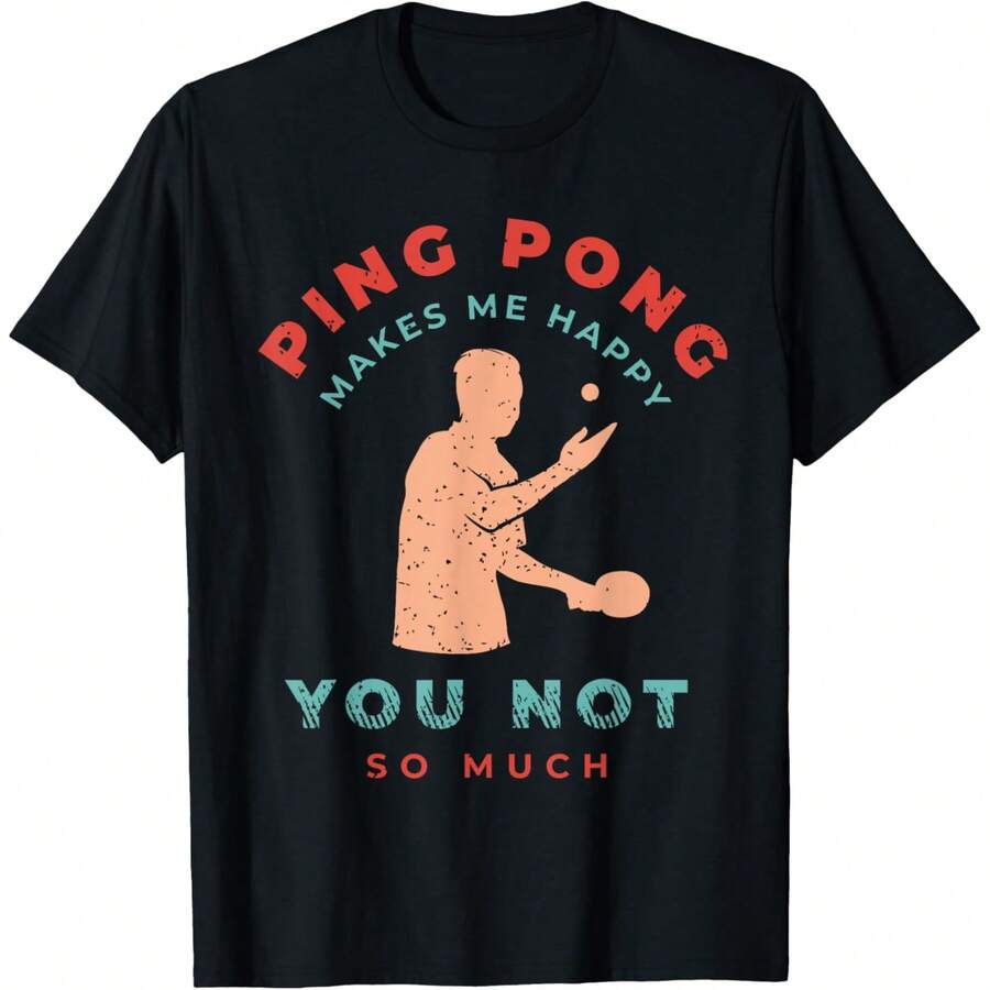 Ping Pong Shirts And Table Tennis Gifts For Ping Pongs T-Shirt | SHEIN USA