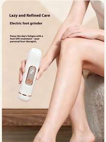 专业电动去茧器，二合一磨脚器，两档速度，两个磨头，500mAh 持久续航，USB-C 充电，男女通用家用修脚套装，送给女性、女孩、母亲、妻子、女友的完美礼物，适合节日、情人节、生日、斋月、嘉年华、周年纪念日等场合。 - 彩色 - 查看 3