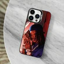 Funda para Hot K-King V-Von Rapper, compatible con 11, 12, 13, 16, 14, 15, 17, Pro, MAX, negro mate, cubierta resistente a impactos - z2 - Ver 7