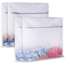 Laundry Mesh Bag - Heavy Duty Mesh Laundry Bags, Laundry Bags Mesh Wash Bag Washing - Supper Zipper Net Laundry Bag Travel, Lingerie, Sweater, Garment, Undergarment 424Inch*24Inch - 4xxl(24 inch*24 inch) - Xem 2