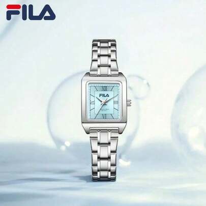 FILA Vintage Square Stainless Steel Watch For Men & Women – Retro Elegant Design, Classic Steel Bracelet, Minimalist Luminous Dial, Lightweight Small-Luxury Aesthetic, Perfect Romantic Gift For Girlfriend, Wife Or Lover For Valentine's Day, Anniversary, Christmas, New Year & Halloween
