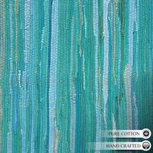 Alfombras de algodn de 24x 36 pulgadas, multicolor oscuro, tejidas a mano y alfombras de entrada de cocina - verde azulado + Tonal Rugs(24x36) - Ver 8