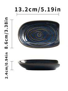 中性陶瓷厨房用具架，勺子架，复古陶瓷勺托，勺子托盘，厨房用具收纳托盘，咖啡勺和甜点勺，碟子架，母亲节和圣诞节的理想礼物，复古窑烧多色设计，厨房配件，浴室配件，圣诞节…… - 彩色 - 查看 10