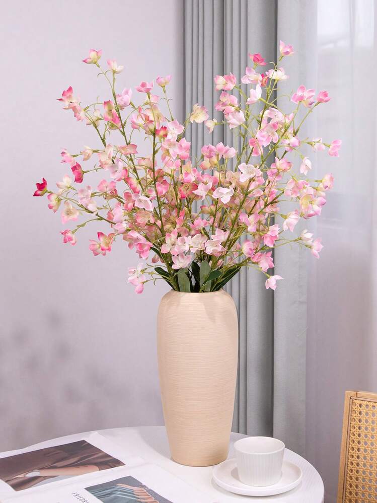 M.S MO SHI HOME FURNISHINGS 1 Ramo de Flores Artificiales de Lirio del Valle de Alta Calidad, Flores de Seda Artificiales Realistas, Adecuadas para Decoración del Hogar, Accesorios de Dormitorio, Centro de Mesa, Decoración de Escritorio, Jardín, Decoraciones de Boda, Cumpleaños, Día de San Valentín, Decoraciones de Fiesta, Regalos para Mamá, Decoraciones Navideñas, Regalos, Adornos. - Multicolor - Añade 2