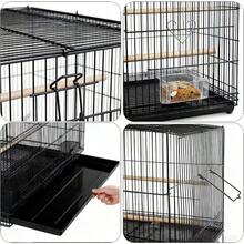 Jaula Grande Metal para Pájaros 140 * 48 * 78CM Jaula De Pájaros Jaula De Loro Aves con Juguetes para Avess - como en la foto - Ver 4