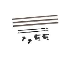 Professional Folding Dog Grooming Table With Adjustable Arm, Sturdy Design, Portable Arm, Strap, Mesh Tray And Rubber Mat, 117 Cm, Black. - Black - View 3