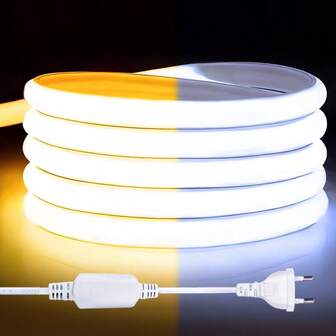 1 Stück LED Lichtstreifen, Innenraum Ambiente Beleuchtung, erhältlich in Kaltweiß/Warmweiß, geeignet für Deckenbeleuchtung in Wohnzimmern, Schlafzimmern sowie unter Küchenschränken, Esstischen, Halloween/Weihnachtspartybühnen, Einkaufszentren, Hotels, Büros. Ideal für Schlafzimmer, Wohnzimmer und Arbeitszimmer, die warme und weiche Ambiente Beleuchtung bieten. LED Lichtstreifen