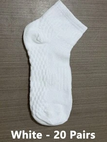 10/5 双装透气运动袜，男女通用防臭短袜，吸湿排汗抗菌轻便踝袜，适合运动和休闲穿着，秋冬季 - 彩色 - 查看 14