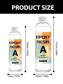 240ml/500ml Transparent Epoxy Resin Glue, For Crafts, Jewelry Making Kits, Jewelry, Tabletop, Molds - Epoxy Resin - View 2