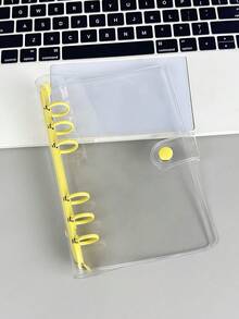 غلاف ورق فضفاض شفاف، كتاب ملصقات، ختم، تخزين ملصقات، مجموعة دفتر، يومية DIY - متعدد الألوان - مشاهدة 9