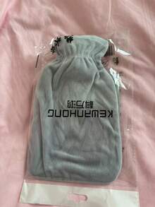 1个可重复灌装热水袋，加厚防爆，女士暖手宝，暖垫，暖腹宝，暖脚宝，毛绒兔毛保温手提袋 - 彩色 - 查看 17