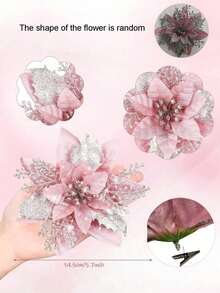 44 quả cầu trang trí Giáng sinh, đồ trang trí cây thông Noel, quả cầu nhựa treo chống vỡ, thích hợp cho cây thông Noel, ngày lễ, tiệc cưới, trang trí cửa sổ Giáng sinh, sinh nhật, ngày Valentine, lễ Phục sinh, nhà cửa, trang trí tường văn phòng, bộ trang trí cây thông Noel hoàn chỉnh, tạo không khí lễ hội - Quà tặng Giáng sinh, Kích thước: 7/6/5/4/3cm (2.8/2.4/1.9/1.6/1.2 inch) - Hồng - Xem 14