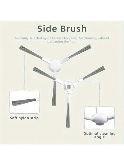 Set Dreame L10 Series Robot Stofzuiger Accessory Kit Compatible Prim/L10s Pro/L10 Pro, Includes HEPA Filters, Main Brushes, Mop Cloths Plastic Cloth Vloer Attachment view 4