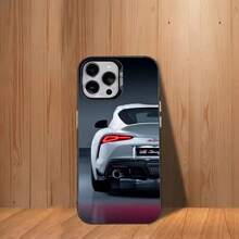 Car T-Toyo-ta-ES GR Supra Phone Case compatible with  17,16,15,14,13,12,11,Mini,Pro,SE,MAX White Matte Shockproof Cover Cover compatible with  17 pro hülle,  17 pro max hülle,  17 hülle,  16 pro hülle - z5 - Übersicht 6