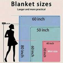 Sofa Blankets, Throw Blankets & Nap Blankets - 40x50 Inches - View 5