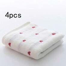 1pc/2pcs(Towel + Bath Towel) Thickened Absorbent Heart-Shaped Towel Set, Suitable For Face Washing, Bathing, Gym, SPA, Swimming, Soft And Skin-Friendly Bath Towel - Multicolor - View 34