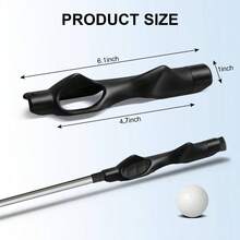 Grip Trainer, Grip Trainer Boosting Grip Strength, Precision Swing, Training Aid To Train Correct Hand Position Achieve Outstanding Performance - 黑色 - 查看 3