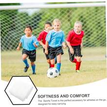 2piezas Toalla Deportiva De Algodn Toalla De Gym Absorbente De Limpiar - blanco - Ver 8