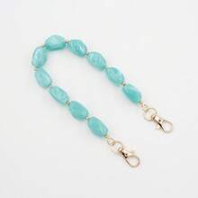 1pc Light Green Wrist Strap With Gold Buckle Phone Lanyard, Camera Hanging Cord, Fashion Accessory, Ideal Gift For Enthusiasts