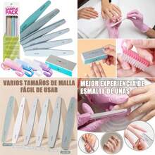 Kit 11pzs Limas para Uñas Profesional,Incluir 6 Limas de Uñas+ 4 Cepillo Limpiar+ 1 Bloque de Pulido,Reutilizables,Grit Edge 150/180/240,Flex 100/180, 220/280,Shiner 1000/4000,para Cuidado de Las Uñas(default) - Multicolor - Ver 1