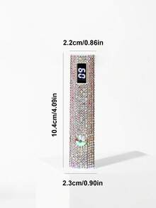JMMO 1個USB充電式六角鑽石迷你UV LED美甲燈，便攜式可穿戴凝膠美甲烘乾機，升級高功率LED燈珠，1顆燈珠相當於8顆燈珠的效果，8倍凸透鏡，無死角，快速高效固化凝膠，適用於DIY美甲藝術 - 彩色 - 查看 4