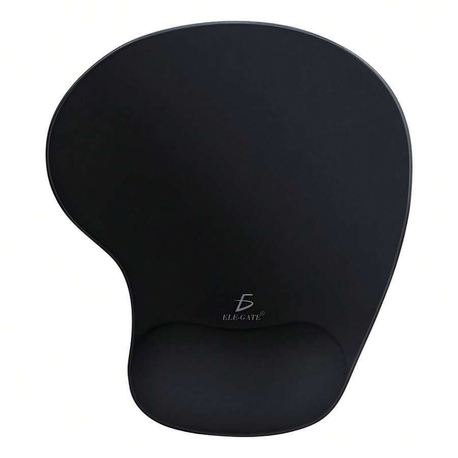 Mousepad Tapete Ergonómico Soporte Mano Gel Antideslizante - Negro - Ver 1