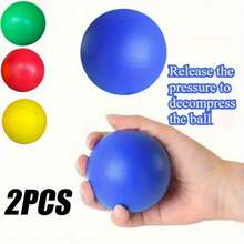 2pcs Anti-Slip Massage Balls, Hand Grip Strength Trainer Balls, Coordination Training Aids, Suitable For Home Fitness, Yoga, Exercise