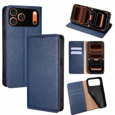 High-Quality Texture: Classic Cowhide Leather PU Phone Case, Wear-Resistant, Scratch-Resistant, And Waterproof. Features 6 Wide Card Slots, RFID-Proof, And A Receipt Wallet. Compatible With IPhone 17/16/15/14/13/12/11 Pro/Pro Max/Plus/XS MAX/X-XS/XR/7-8 Plus/7-8-SE 2020/6 Plus/6-6S/16E/17Air, Pixel 10/9/8/7/6/5/4/3/2 Pro, 5G Pro XL, 5G A Pro, And Galaxy.