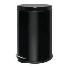 Stainless Steel Pedal Bin 20 Liter Capacity Black