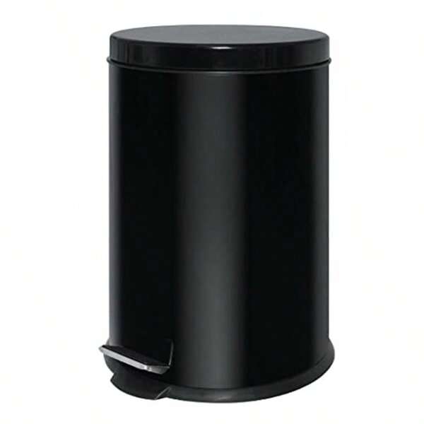 Stainless Steel Pedal Bin 20 Liter Capacity Black