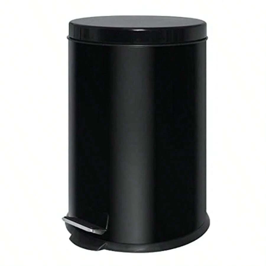 Stainless Steel Pedal Bin 20 Liter Capacity Black