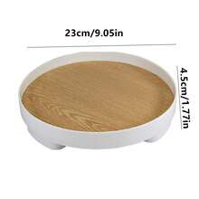 1 cái/2 cái Khay trang trí đơn giản thời trang, chìa khóa hiên nhà, bình hoa, tủ đựng đồ, nước hoa, mỹ phẩm, khay đựng đồ - Nhiều màu - Xem 3