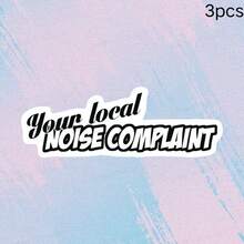 1pc/3pcs [Cartoon Stickers] Noise Alphabet Cartoon Stickers | Suitable For Cars, Trucks, Computers, Laptops, Suitcases, Bumper Boxes, Window Table Glass Printing - Multicolor - View 10