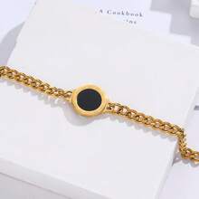 Stainless Steel Chain Bracelet With Butterfly & Multi-Elements - Butterfly - View 3