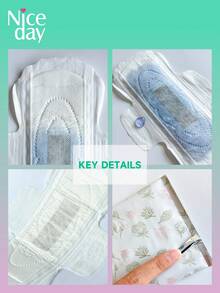 Niceday 16 peças/2 caixas, 245mm de uso diário, Absorventes Higiênicos à Base de Ervas, Almofadas de Artemísia, Protetores Higiênicos Ultrafinos para Período, Absorventes Menstruais Super Macios, Contendo Artemísia, Junça, Angélica, Três Ingredientes Herbais, Adequado para Dor Menstrual, Camada Superficial Orgânica, Não Irritante, Respirável e Seco, Alta Absorção, Sem Vazamento