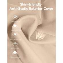 EASE Ergonomic Lumbar Support Cushion, Memory Foam Back Support For Car Seat Office Chair Gaming Chair, Backrest Wi...