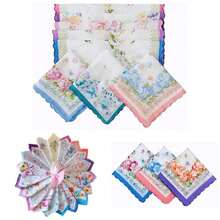 - Pauelo de algodn para mujer - 10 piezas + Floral2 - Ver 1