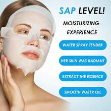 9 Pack de colágeno mascarillas facicuidado de la piel para las mujeres, máscaras facide hoja hidratadecuado para todo tipo de piel, máscaras facia granel para el cuidado de la piel de las mujeres, regalos mascarilla para fiesta Spa - Multicolor - Ver 4