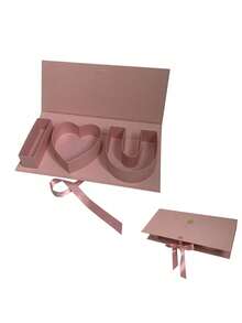 1 Stück "Ich liebe dich" Blumen Buchstaben Kombination Geschenkbox, Papier Blumen Präsentationsbox, geeignet für besondere Anlässe, in verschiedenen Farben erhältlich, elegantes Design, Feiertagsparty Zubehör - Verschiedenfarbig - Übersicht 17