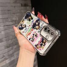 Funda de Teléfono Ligera Anime Linda Chica Y2K Compatible con 26/A36/A55/A35/A06/A16/A24/A34/A54/A15/A05S/A25/A23/A33/A53/A73/A13 4G/5G a Prueba de Golpes Cubierta Protectora de Gel Suave Transparente - Mezcla de colores - Ver 6