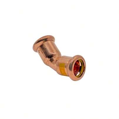 10 X Copper Press Fit 45° Elbow (Water)