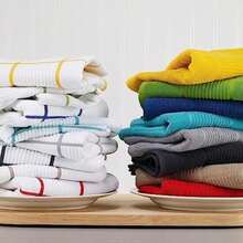 T-fal Textiles - Toallas de Cocina de 2 Unidades, parquet, sólido/Cheque, Paquete de 2, , 2 Unidades(Negro) - Multicolor - Ver 8