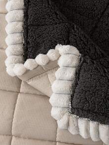 1 pieza Funda de sofá de felpa gruesa, cojín de sofá de jacquard para otoño/invierno, cálido y suave, apto para mascotas, resistente a la suciedad y los arañazos, adecuado para todas las estaciones, para sala de estar, dormitorio, exterior, se ajusta a sofás de 1/2/3/4 plazas - Gris Oscuro - Ver 8