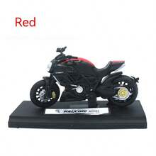 1 pièce - Modèle de moto réaliste, jouet de modèle stationnaire, décoration de moto, réservoir de carburant de moto coulissant, matériau en alliage, pneus en caoutchouc, moto raffinée, cadeau d'anniversaire amusant, décoration d'intérieur, cadeau d'hiver - Multicolore - Voir 8