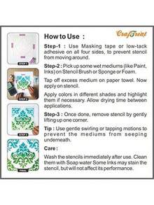 EstiloCrafTreat Plantillas De Mariposas En Capas Reutilizables Para Pintar Sobre Madera, Papel, Tela, Piso – Mariposa En 2 Pasos – 6 X 6 Pulgadas – Plantillas De Arte Y ManualidadesVersióN Mejorada - 1 - Ver 7