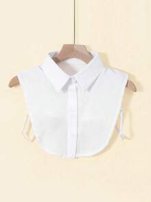 女士可拆卸假领衬衫，半截衬衫，仿领设计，适合女孩，领子，衬衫，女式衬衫，商务职业女性，女士礼物，商务休闲女性 - 彩色 - 查看 1