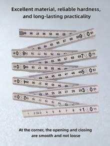 2支/1米塑料折叠尺，促销礼品尺，手工/DIY，装饰/木工，绘图工具，小巧便携