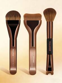 MAANGE Conjunto de 2/3/5/7/8 pincéis de maquiagem profissionais para base e corretivo, com cerdas macias e fáceis de transportar, ideal para viagens. Presente perfeito para mulheres e meninas. Conjunto de pincéis, kit de maquiagem, conjunto completo de maquiagem, kit de pincéis de maquiagem, kit de maquiagem completo, kit de pincéis, conjunto de pincéis de maquiagem, conjunto de maquiagem para presente, conjunto, brindes, pincéis de maquiagem profissionais, conjunto de maquiagem completo. - Multicolorido - Ver 5