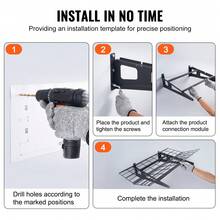 Étagères de rangement de garage - 1220 x 620 x 200 mm, 113,4 kg Tragfähigkeit Pro Lage - Voir 4